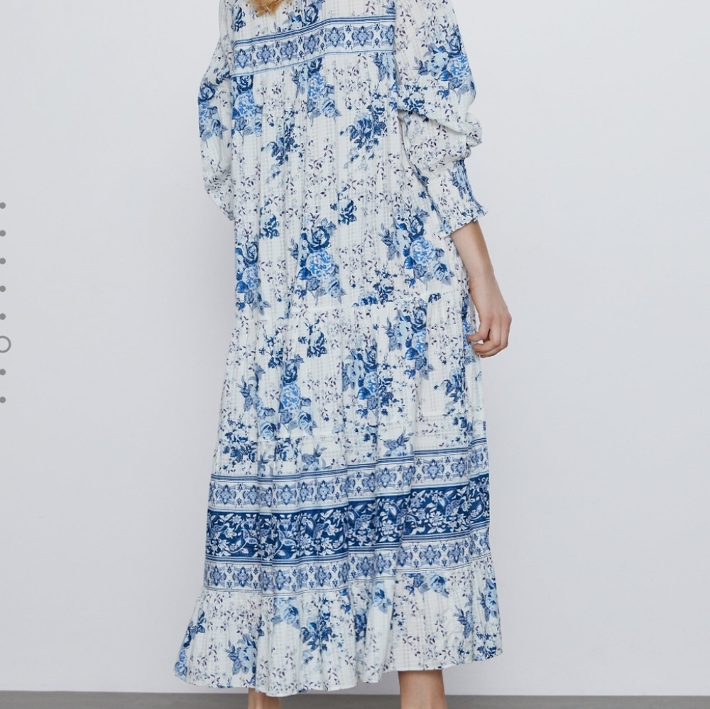 ZARA Floral maxi dress - Picture 5 of 5